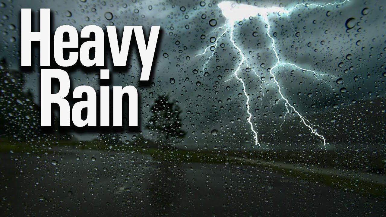 Heavy Rain | Sounds Of Rain For Sleep / Study And Relaxation - YouTube