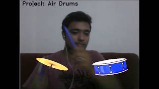 Augmented Reality Drums using OpenCV and python