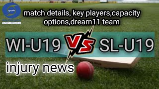 wi-u19 vs sl-u19 dream11 team,wi-u19 vs sl-u19 dream11, wi u19 vs sl u19 dream11,WI-U19 vs SL-U19