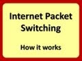 How packet switching works