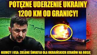 Potężne Uderzenie - Ukraina zaatakowała Terminal Naftowy Rosji