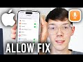 Fix Can't Allow Access To Microphone On iPhone Apps - Step By Step