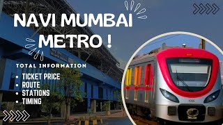 Navi Mumbai Metro line 1 // Total Information from BELAPUR TO PENDHAR // 9967870069#navimumbaimetro