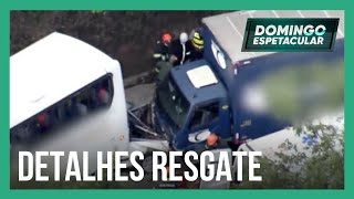 Motorista que se envolveu em um acidente gravíssimo conta detalhes do resgate