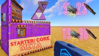 ACTUAL META Starter \u0026 Main Base Core - Rust build tutorial