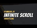 Throttling Events in Javascript: Infinite Scroll | Preview