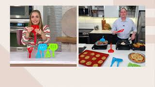 KOCHBLUME Silicone XL Spatula and Angled Turner Set on QVC