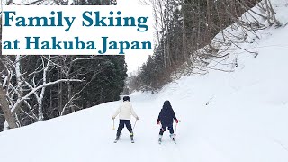 Family Skiing at Hakuba, Nagano Japan // First ski experience