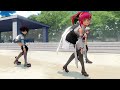 【mmd艦これ】沖波・梅・ヘイウッドで虎視眈々【眼鏡っ娘】