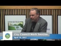 Eugene City Council Wednesday Work Session: April 19, 2017