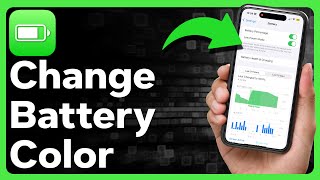 How To Change iPhone Battery Color