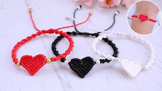 HEART BRACELET❤️to give as a gift or sell❤️Tutorial✅ EASY