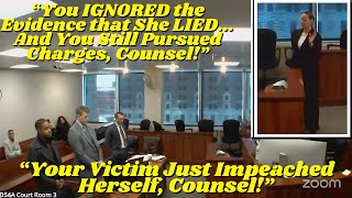 Psycho Ex-GF Falsifies Police Report, Impeaches Herself On The Stand, and Now The Judge Is PISSED!