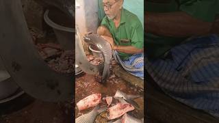 Amazing River Big Catla fish cutting super fast katla fish cutting \u0026 fish market #fish #shorts