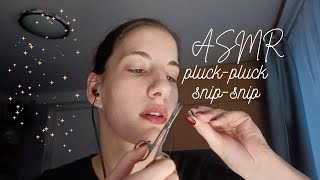 ASMR: Energy Cleansing: PLUCKING away NEGATIVITY (personal attention, gentle mouth sounds)