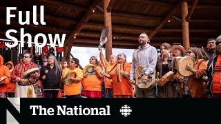 CBC News: The National | Kamloops discovery anniversary, Travel costs, Tina Brown