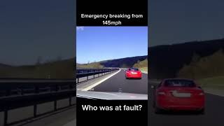 Emergency BRAKE🚨SHOCKING!! SAVE😱