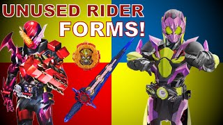 NEVER USED forms in Kamen Rider!