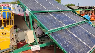 3Kilowatt ReadyMade Solar Trolley with Lupy Solar Pump for Fields/ सोलर पैनल ट्रॉली खेतों के लिए