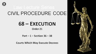 CPC   Series   68   Execution   Part 1 | Courts which may Execute decrees