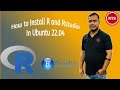 How to install r and rstudio in ubuntu 22 04