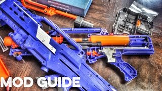 Elite Nerf Longshot CS-6 Mod Guide (Nerf N Strike Elite Longshot CS-6 with Orange Mod Works Kits)