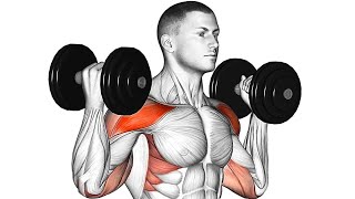 5 Min FULL BODY WORKOUT AT HOME WITH DUMBBELLS - MUSCLE BUILDING