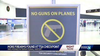 More firearms found at TSA checkpoint at Des Moines International Airport