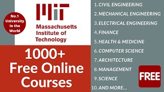 MIT Free Online Courses | Free Courses by Massachusetts Institute of Technology