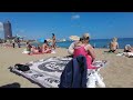 barcelona beach walk spain walking tour 4k ultra hd