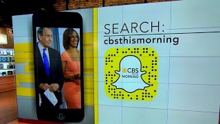 Go behind the scenes with "CBS This Morning's" Snapchat