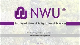 NWU - Masters in Environmental Management