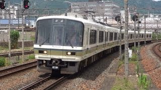 JR西　網干総合車両所221系B6編成　＠石山　2012/7/11