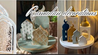 زينه رمضان 2025🌜أفكار إبداعية لتزيين منزلك ديكورات رمضان#كونكريت بدون قالب #diy_ramadan_decorations