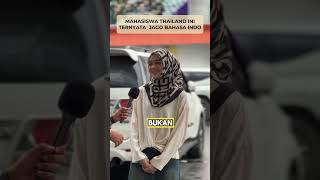 Mahasiswa Thailand ini jago bahasa Indonesia