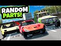 RANDOM PARTS Cars VS SPEED BUMPS Creates Big Crashes in BeamNG Drive Mods!