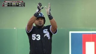 CWS@MIN: Cabrera drives in two runs on double to left