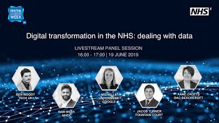 Livestream Panel Discussion: Digital transformation in the NHS - dealing with data