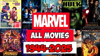 MARVEL MOVIES FROM 1944 TO 2025 || Strategic Edits || Marvel || #AllMovies