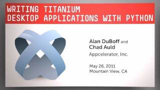 Writing Titanium Desktop Apps with Python
