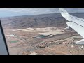 Landing Approach Gran Canaria Airport - Dunes of Maspalomas