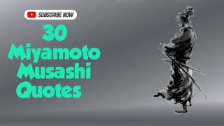 30 Miyamoto Musashi Quotes