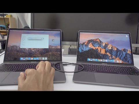 How to transfer files between two MacBook Pros using Thunderbolt 3