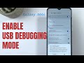 How to enable USB debugging Mode USB on Galaxy A04e | USB File Transfer