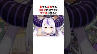 ㊗️100万再生！！身長を盛ったことで沙花叉にムネマウントで蹴散らされるラプラス・ダークネス【沙花叉クロヱ】 #shorts #ホロライブ切り抜き