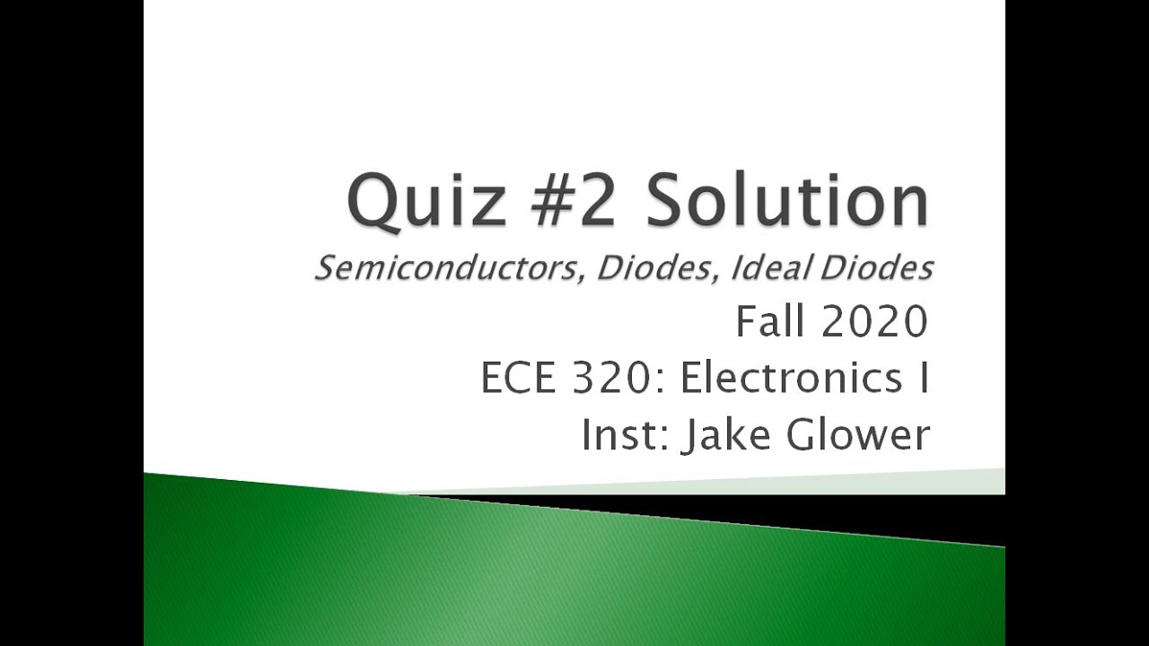 Ece320 Quiz02 Youtube
