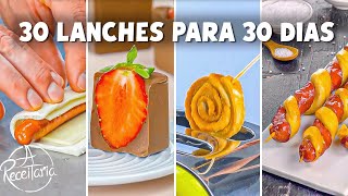 30 LANCHES PARA 30 DIAS