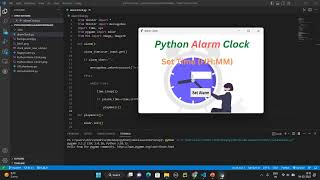 #task2 | @codeclause Internship | Alarm Clock with GUI Using Python.