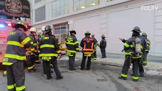 *10-76 Box 0624* FDNY Battles High-Rise Commercial Fire In Downtown Brooklyn