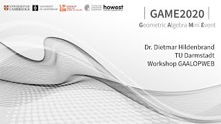 GAME2020 5. Dr. Dietmar Hildenbrand Workshop GAALOPWEB